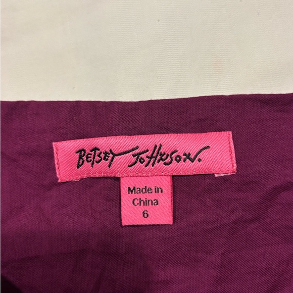 Vintage Betsey Johnson Purple Dress - Picture 6 of 6
